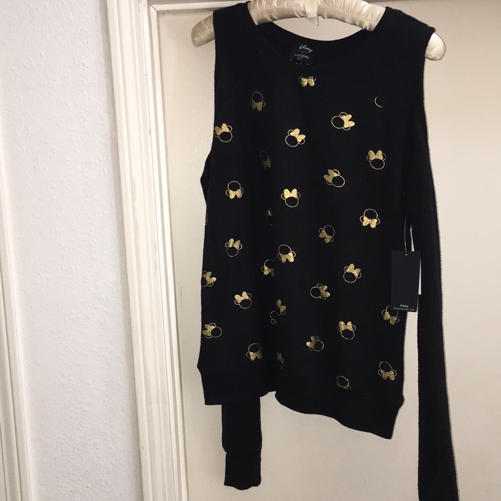 Disney David Lerner Minnie Cold Shoulder Pullover